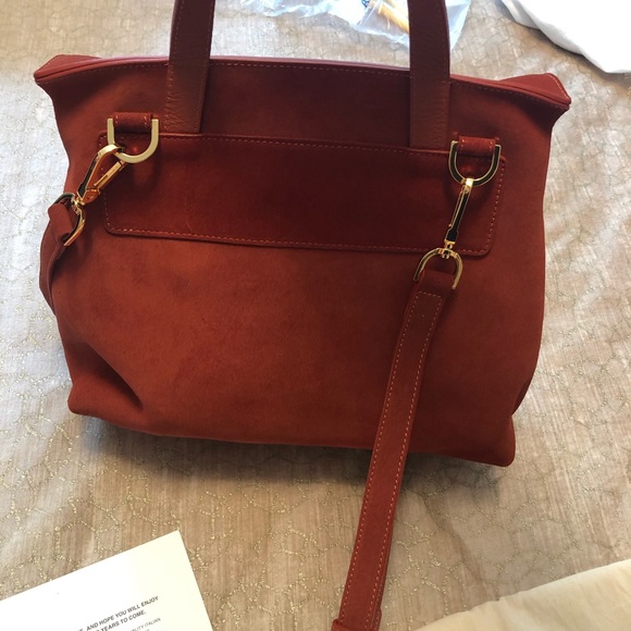 ♦️SOLD♦️Mansur Gavriel Lady Bag in Burnt orange suede - Picture 9 of 15